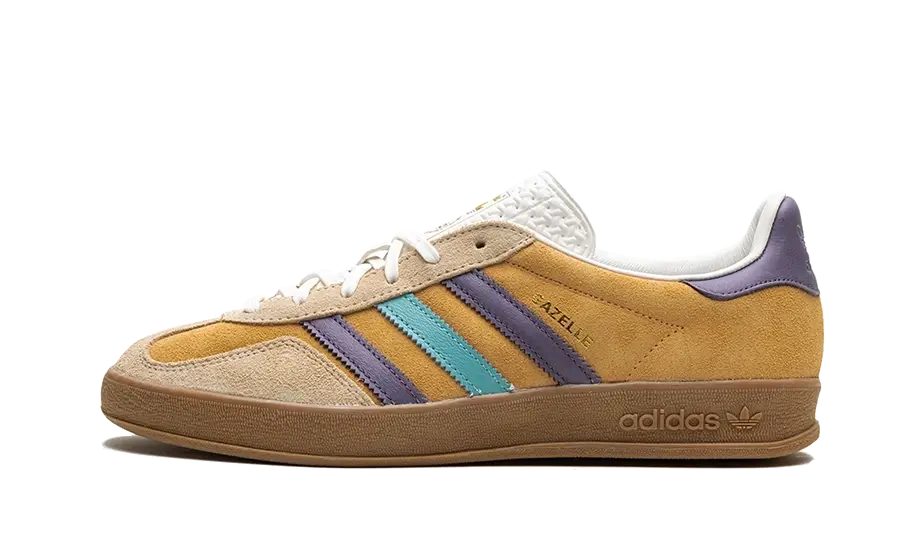 Adidas Gazelle Indoor Glow Laranja Sombra Violeta