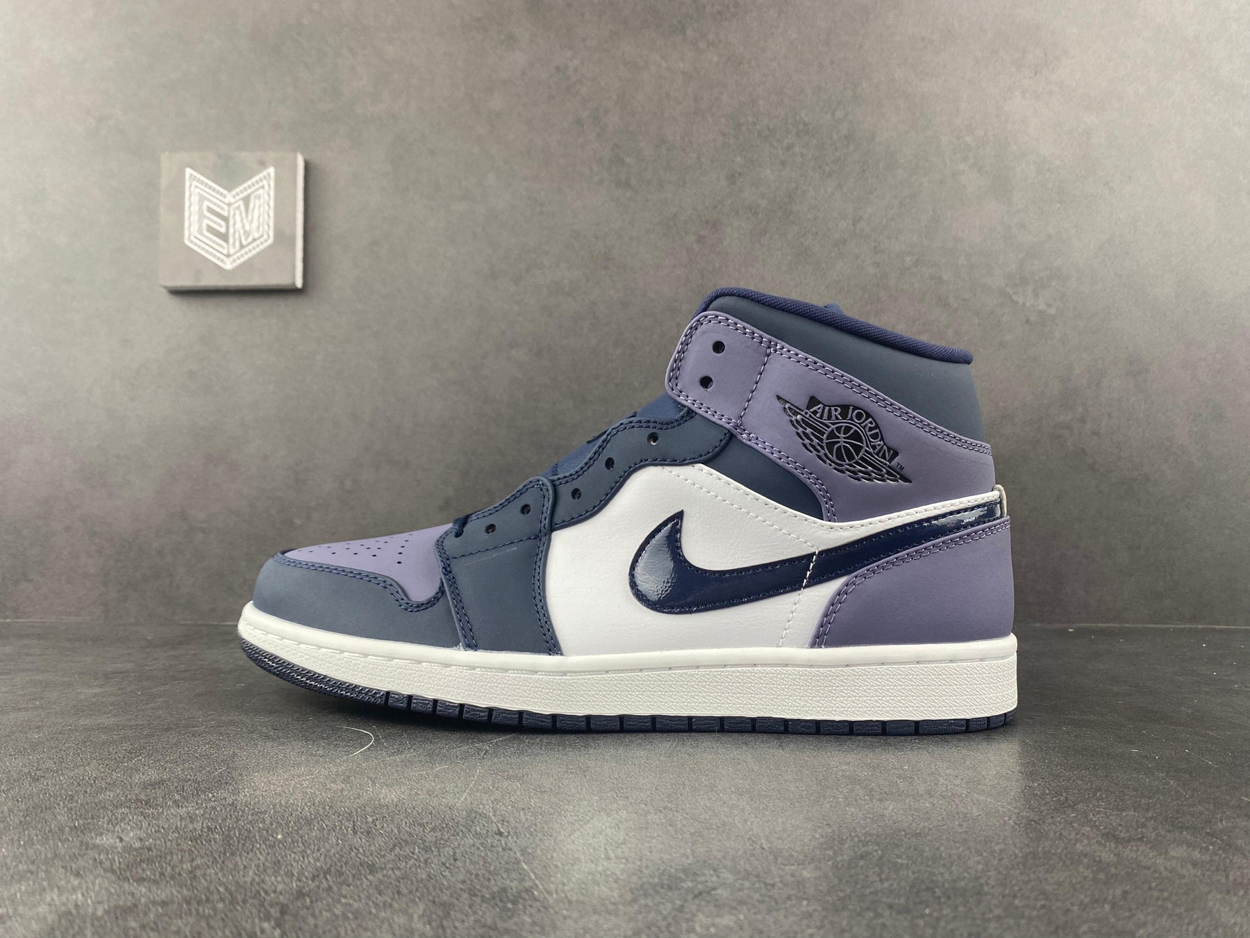 Nike Air Jordan 1 Mid Obsidian Sanded Purple