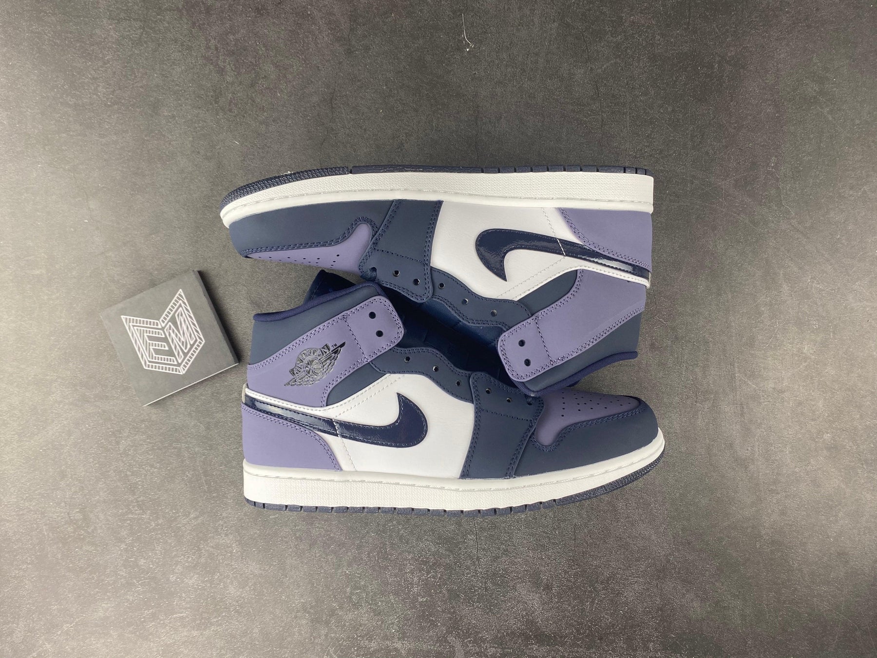 Nike Air Jordan 1 Mid Obsidian Sanded Purple