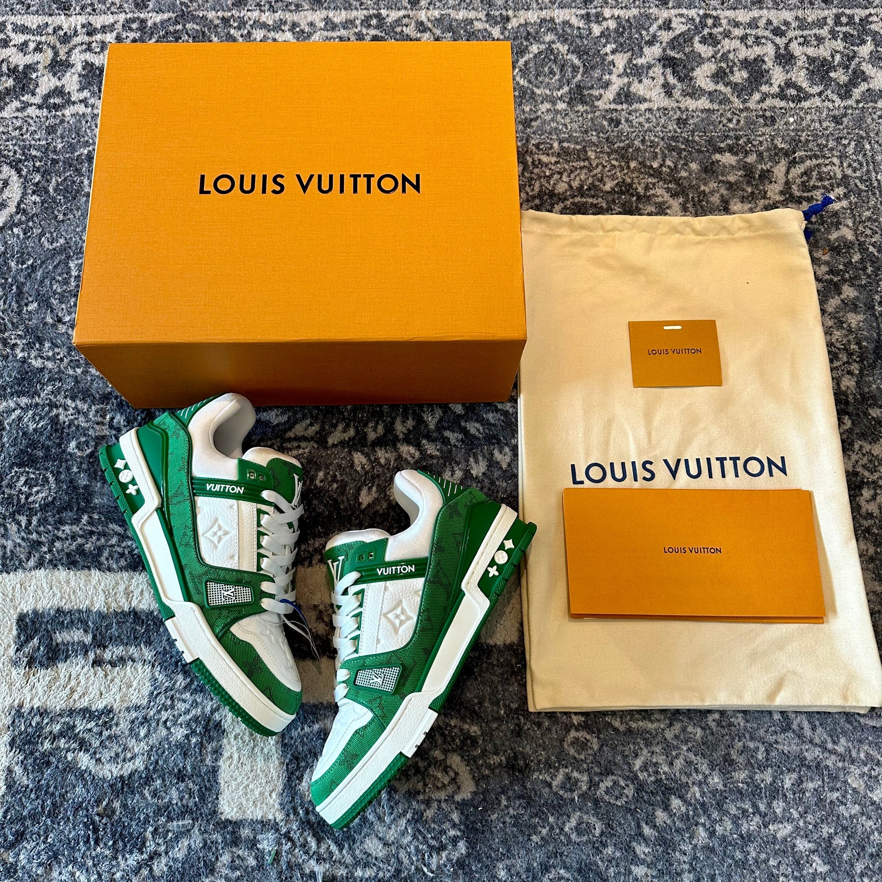 Louis Vuitton Trainer Green