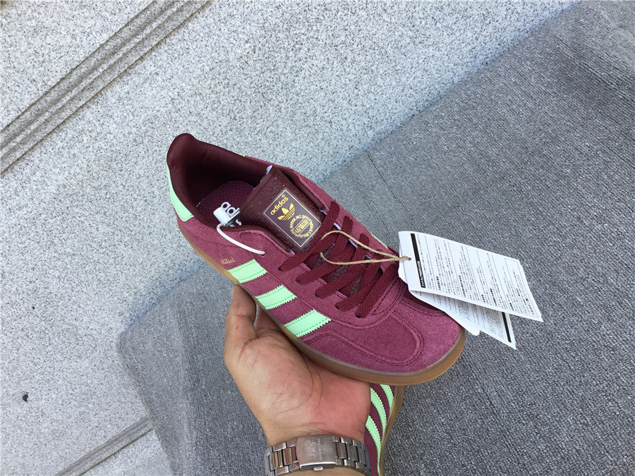 Adidas Gazelle Indoor 'Shadow Red Semi Verde