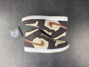 Nike Air Jordan 1 Mid SE Brown Basalt Oatmeal